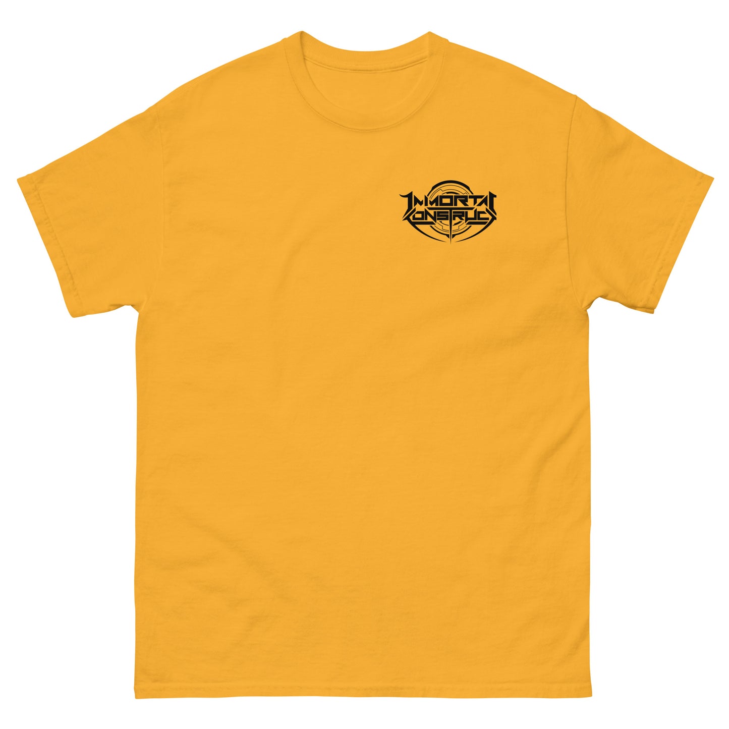 Immortal Construct Tee black logo