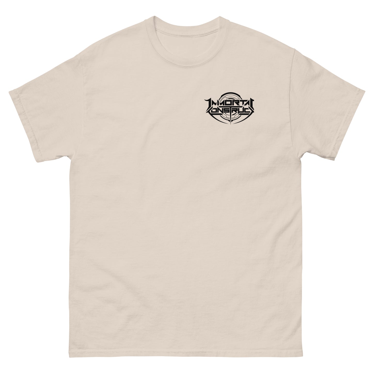 Immortal Construct Tee black logo