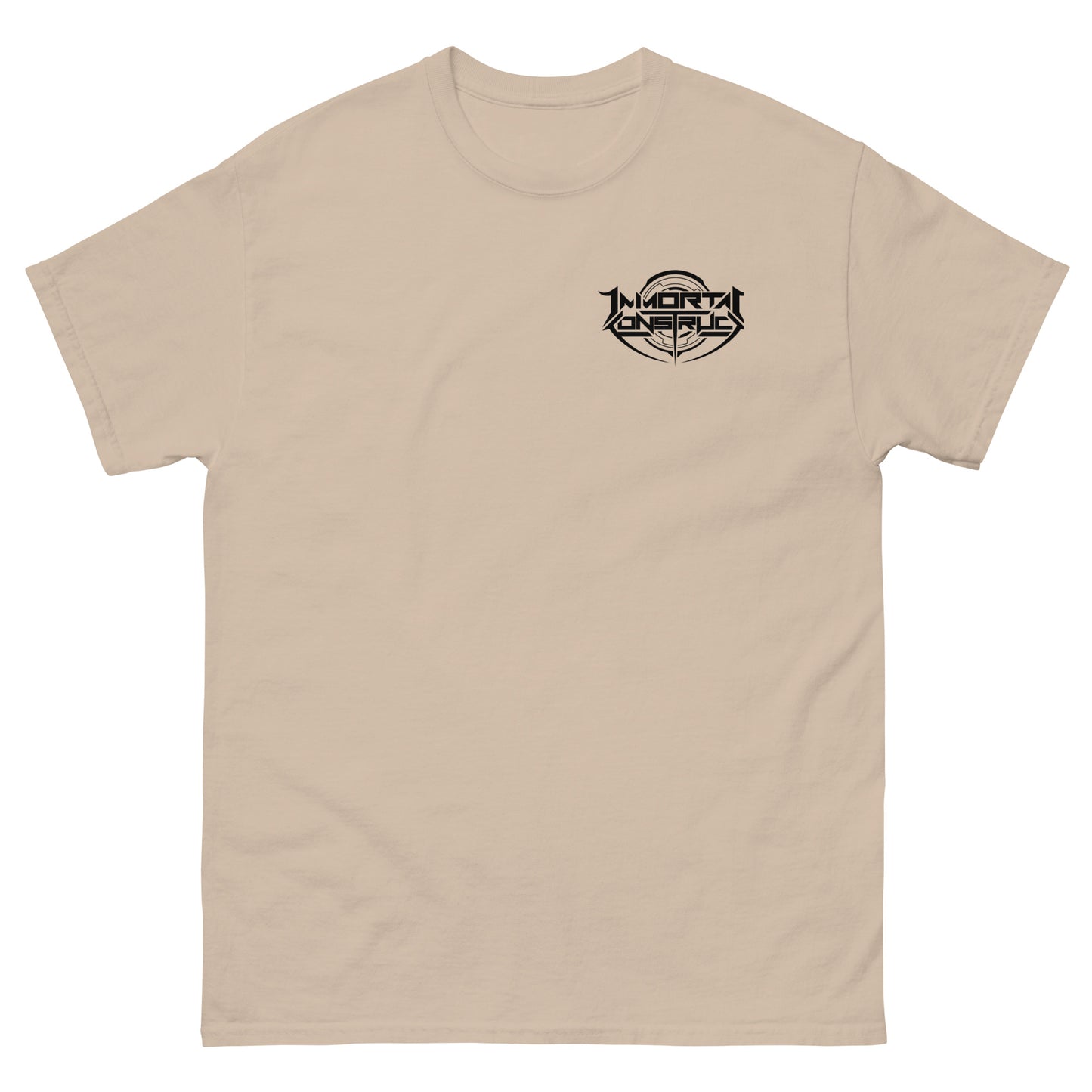 Immortal Construct Tee black logo
