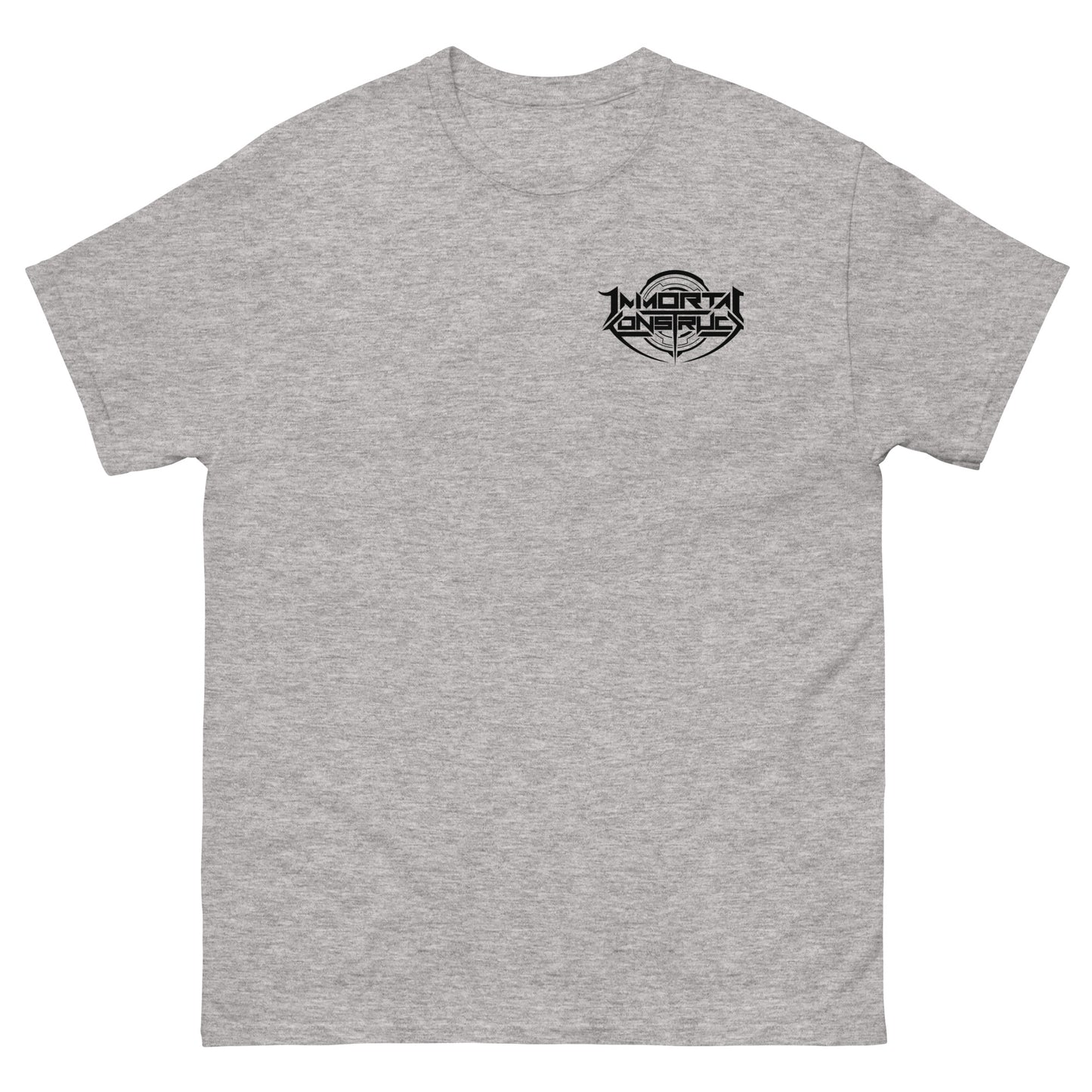 Immortal Construct Tee black logo