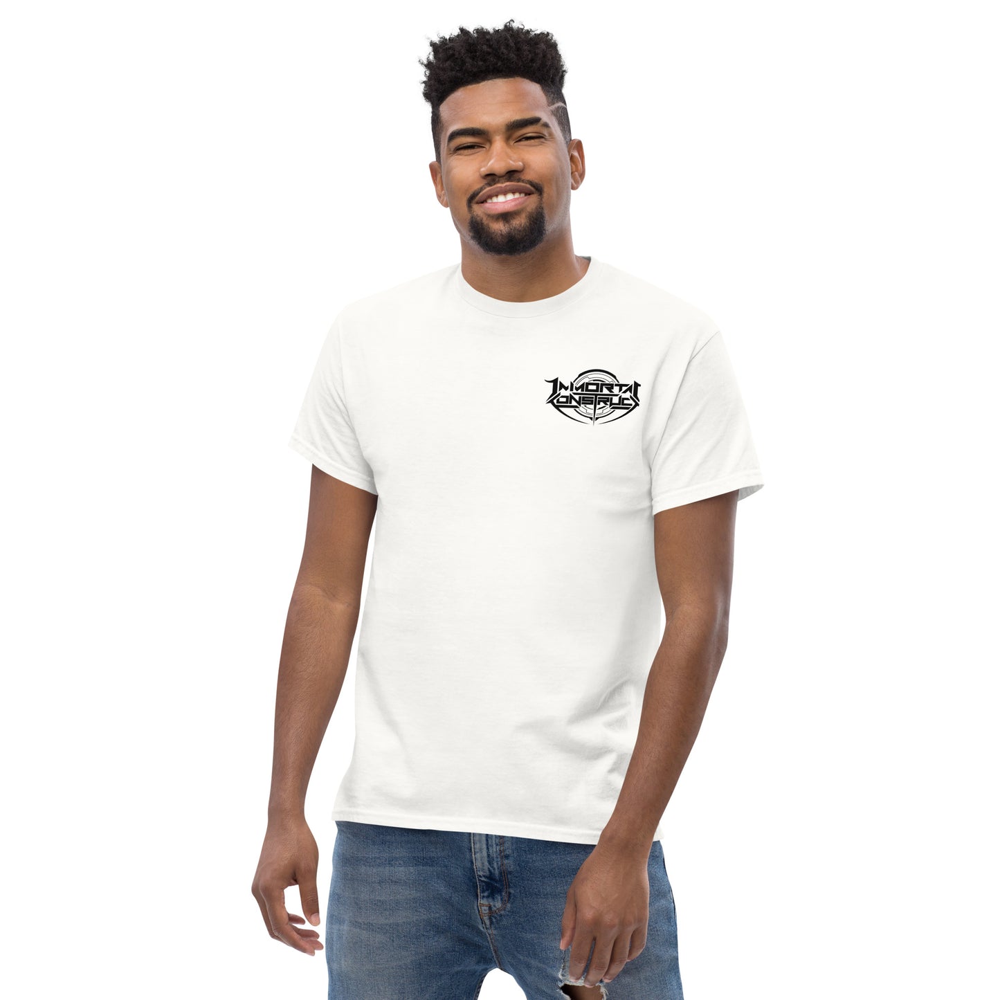 Immortal Construct Tee black logo
