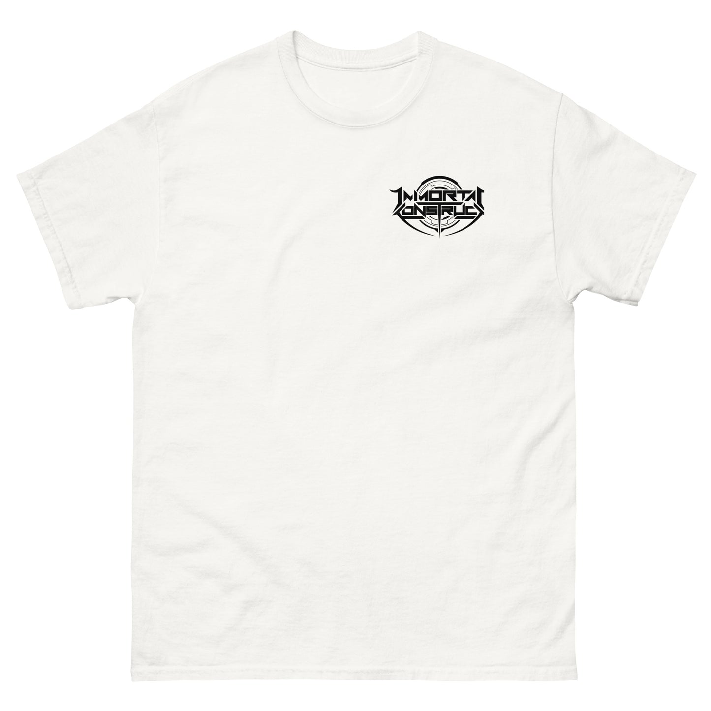 Immortal Construct Tee black logo